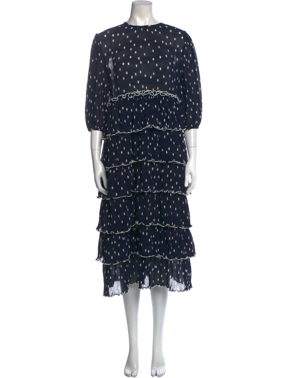 Ganni Printed Long Dress - image 1