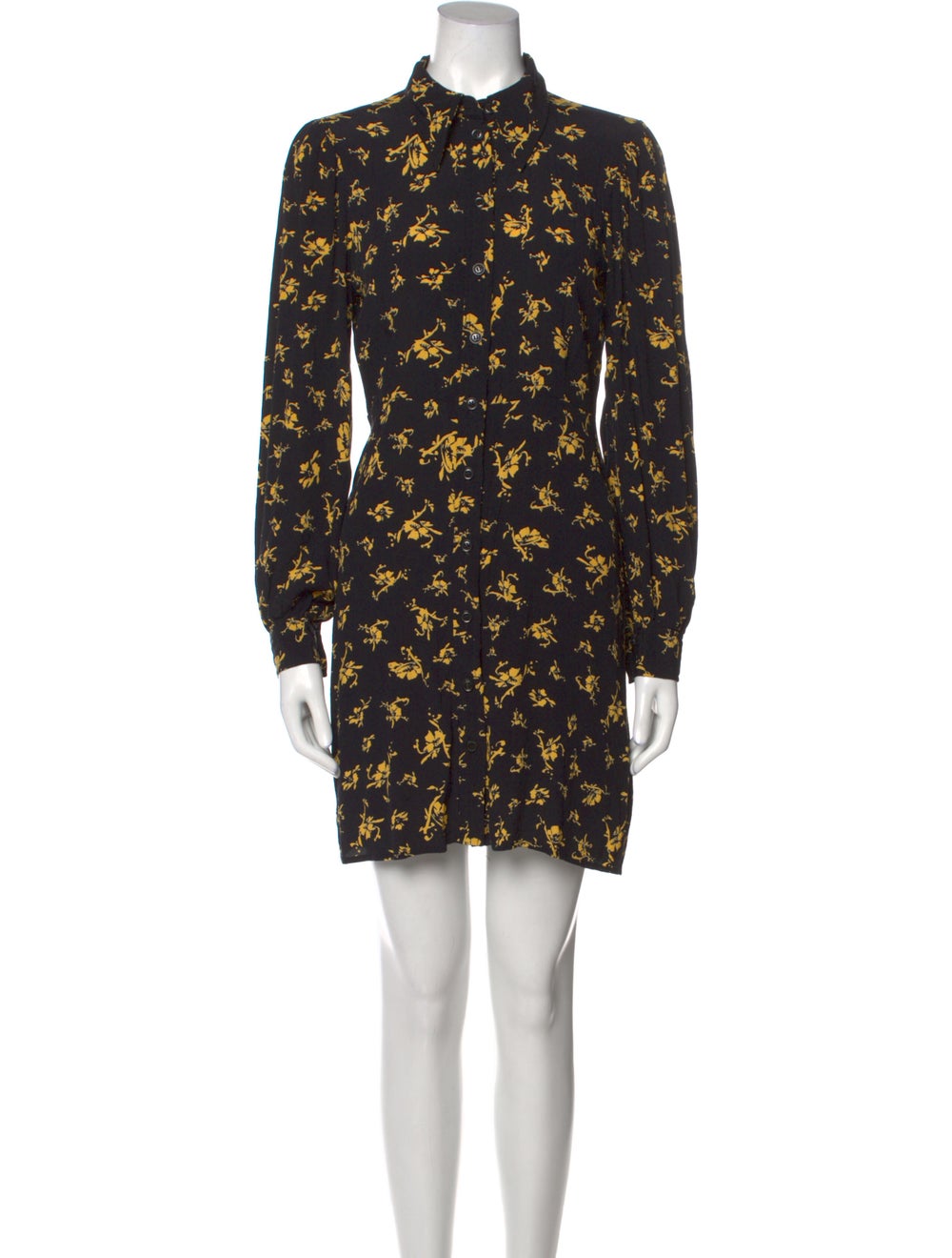 Ganni Floral Print Mini Dress - image 1