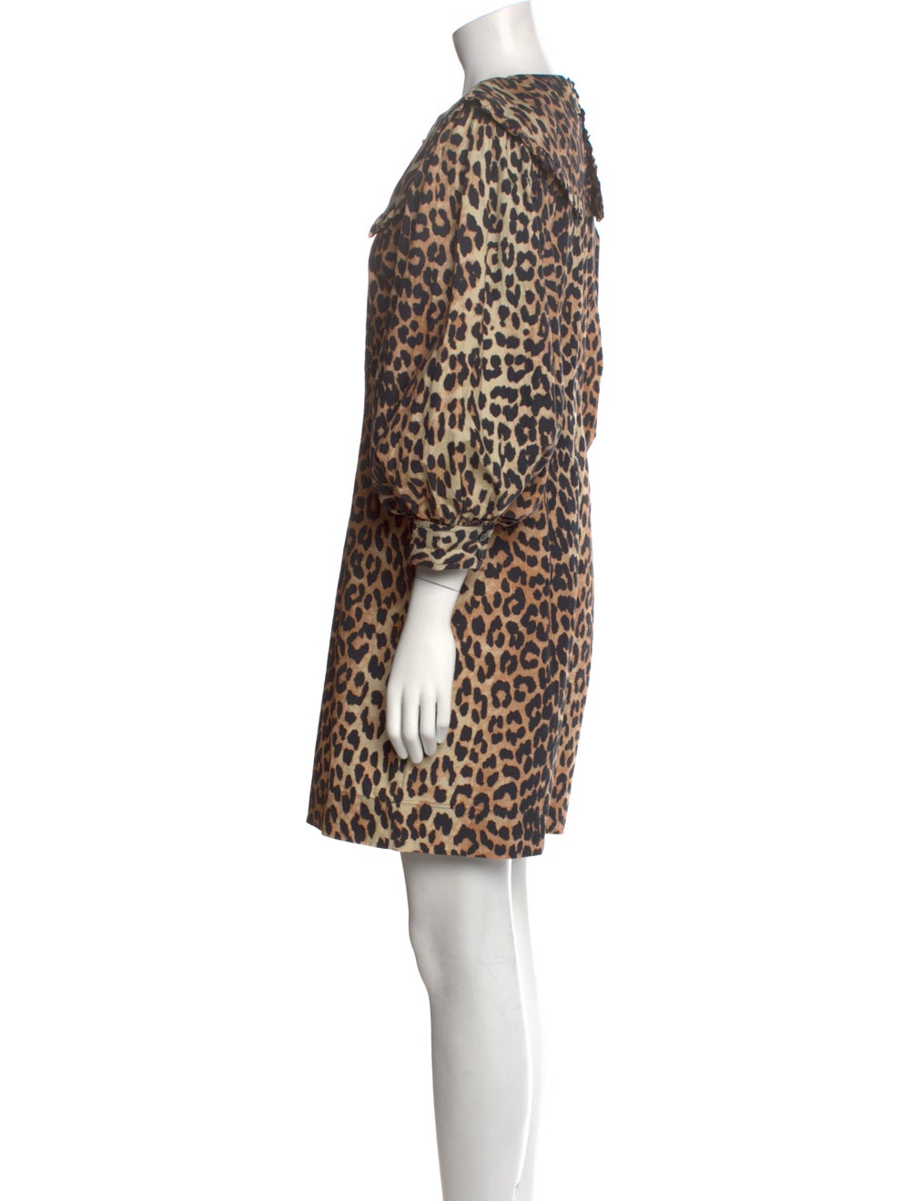 Ganni Animal Print Mini Dress - image 2