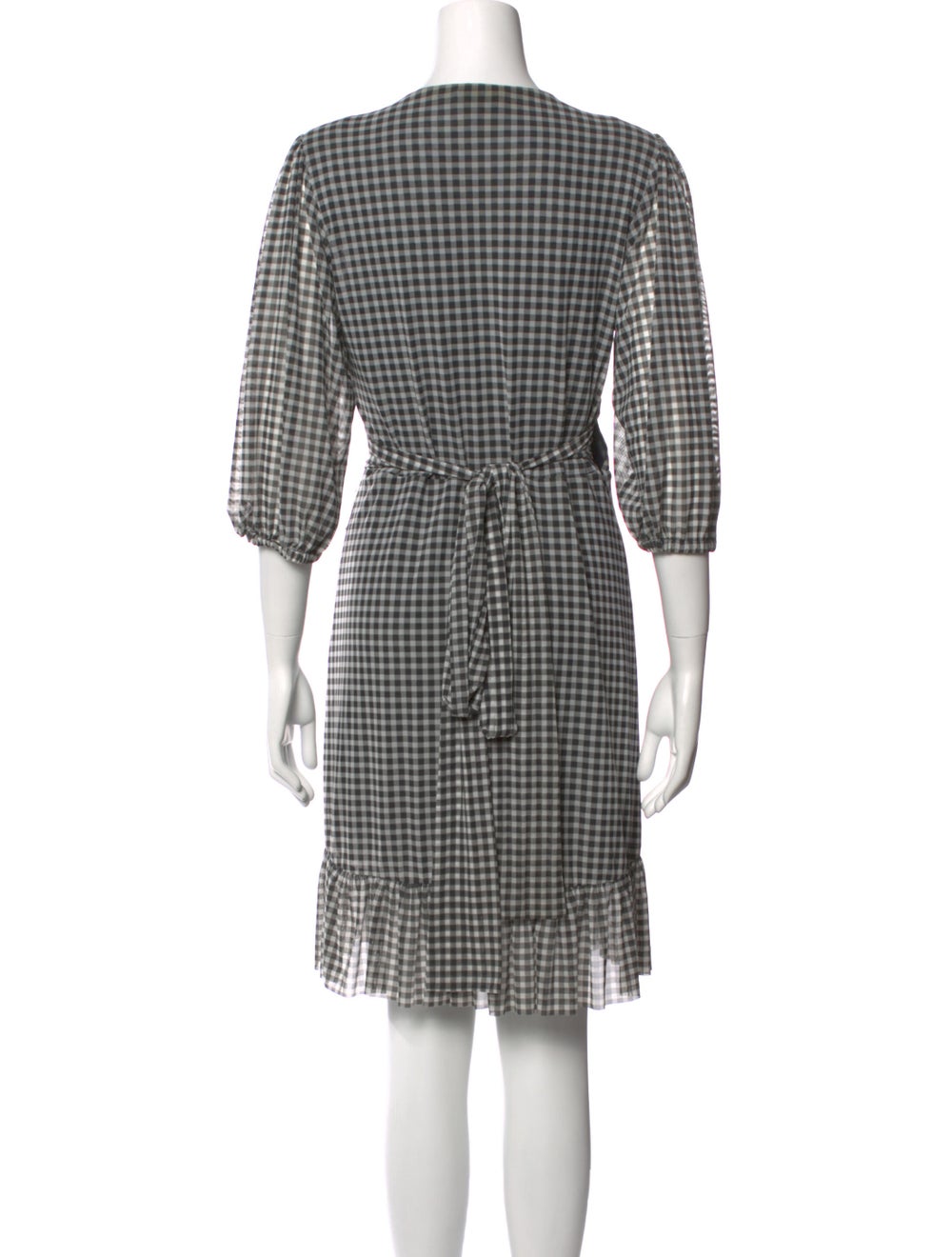 Ganni Plaid Print Mini Dress - image 3
