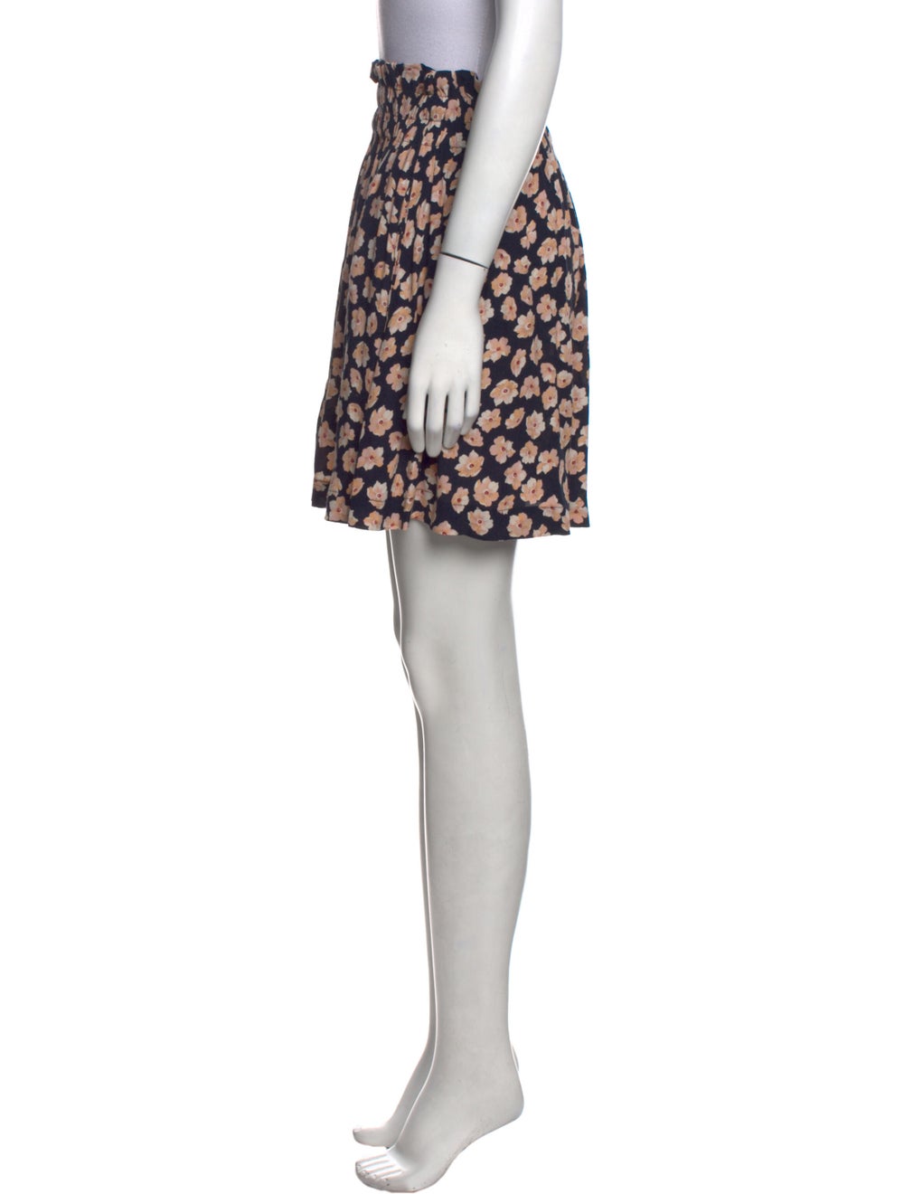 Ganni Floral Print Mini Skirt - image 2