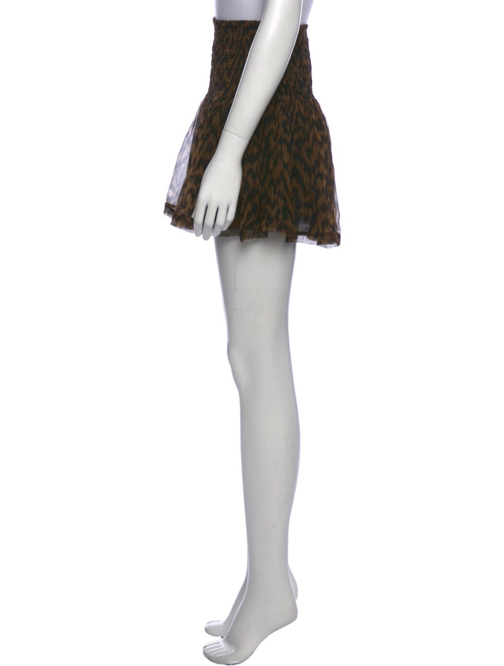 Ganni Animal Print Mini Skirt - image 2