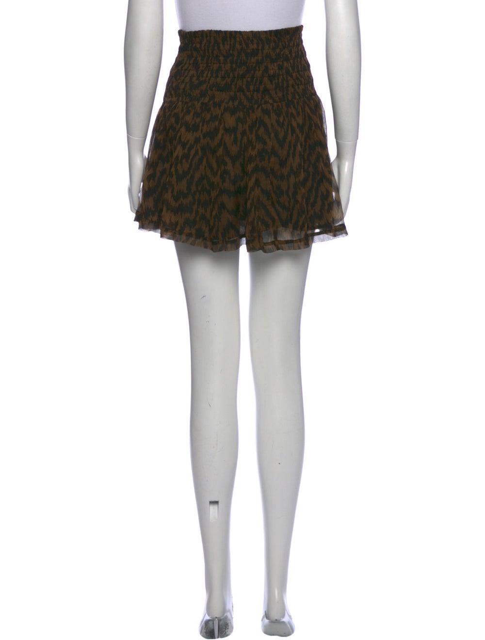 Ganni Animal Print Mini Skirt - image 3