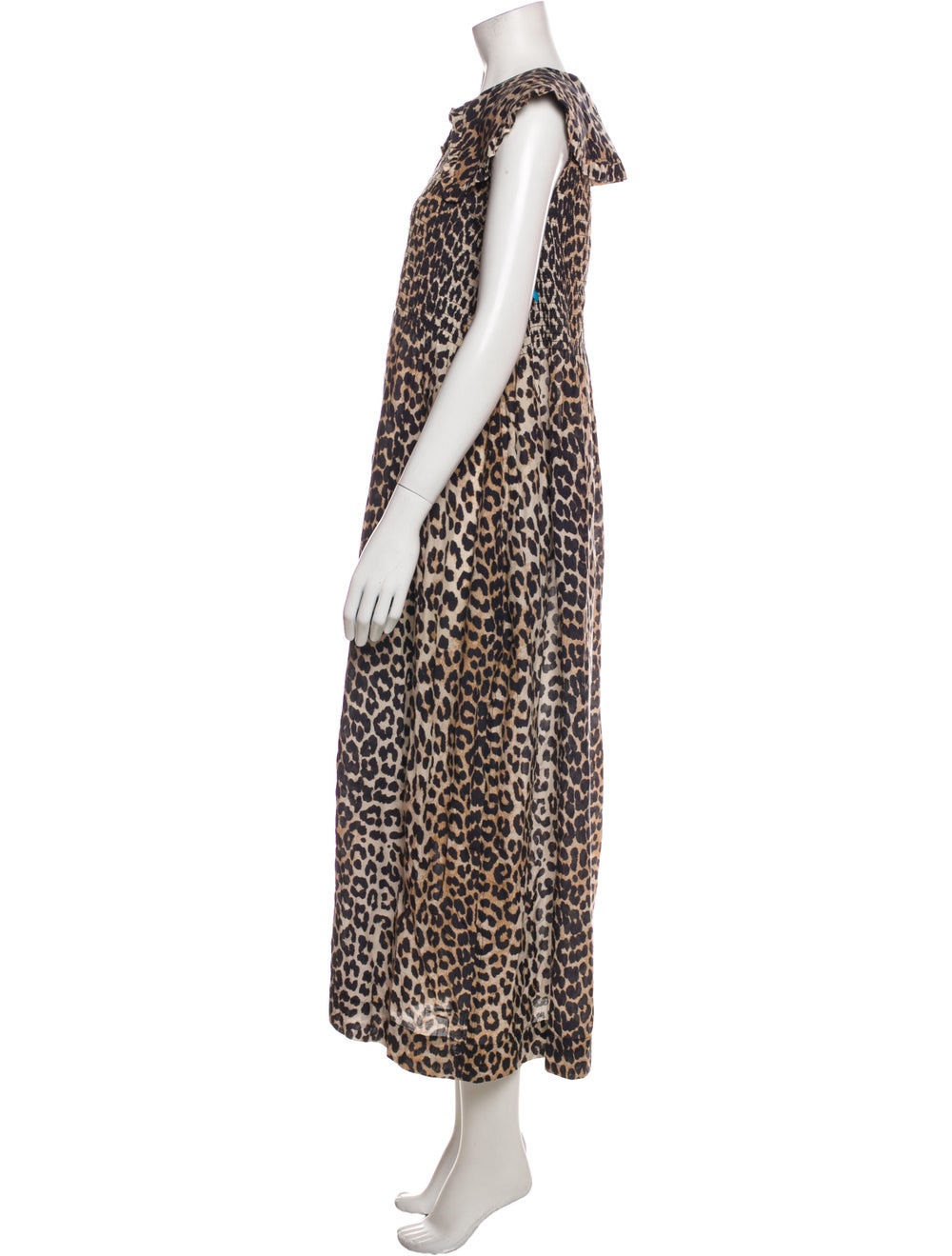 Ganni Animal Print Long Dress - image 2
