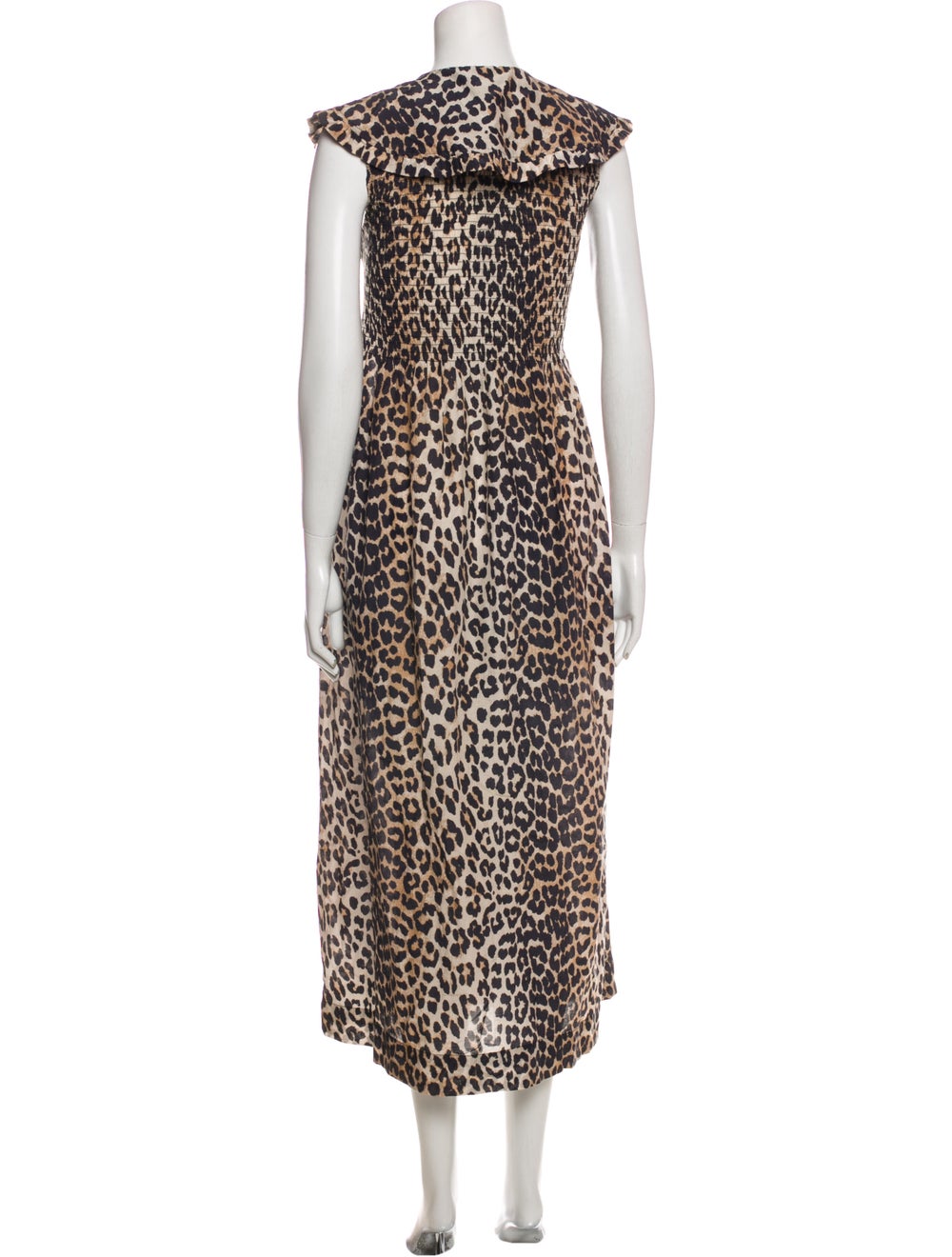 Ganni Animal Print Long Dress - image 3