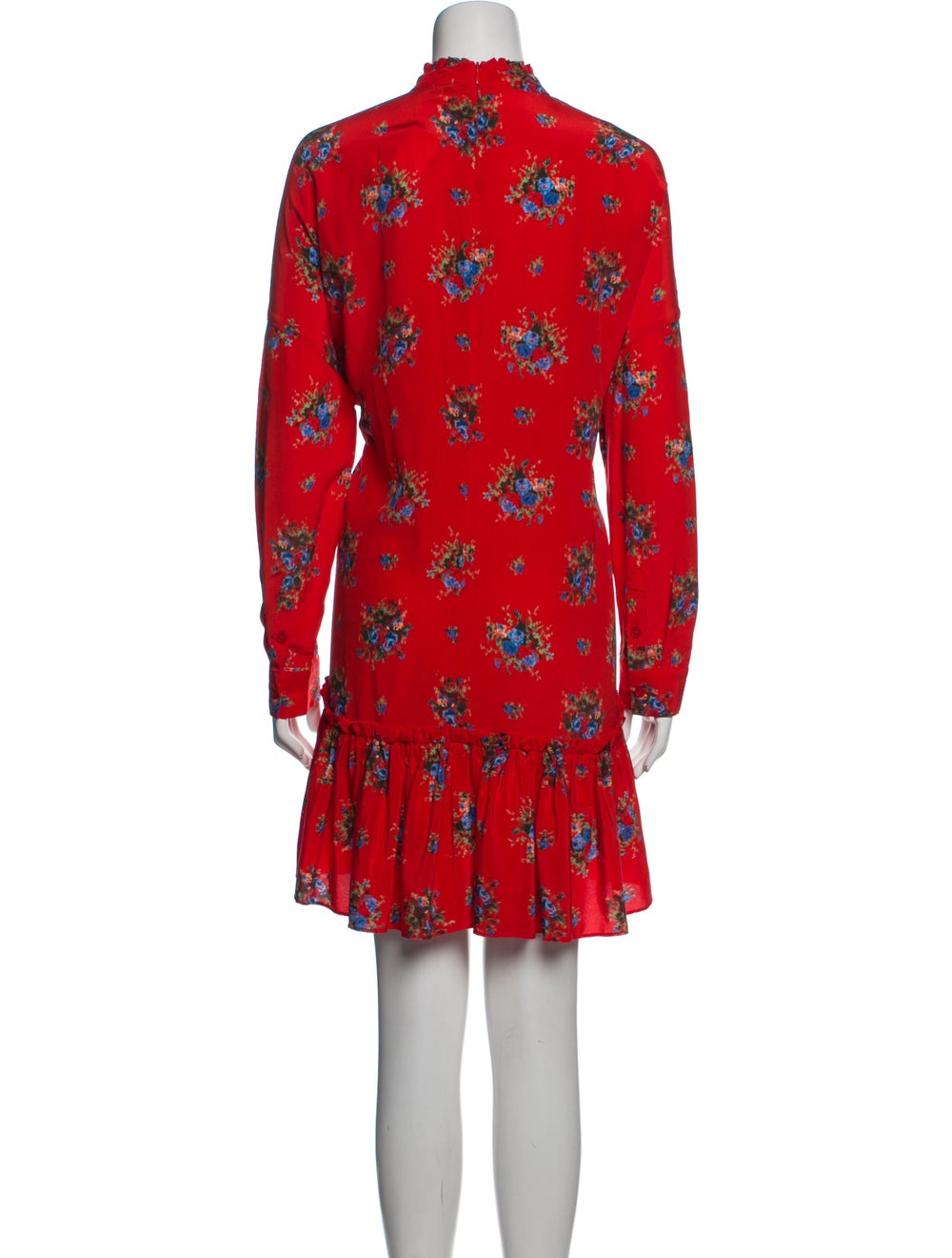 Ganni Silk Knee-Length Dress - image 3