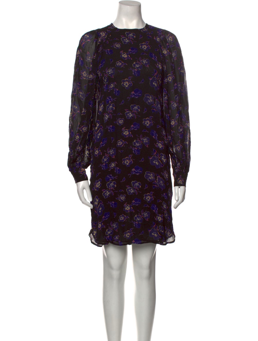 Ganni Floral Print Mini Dress - image 1