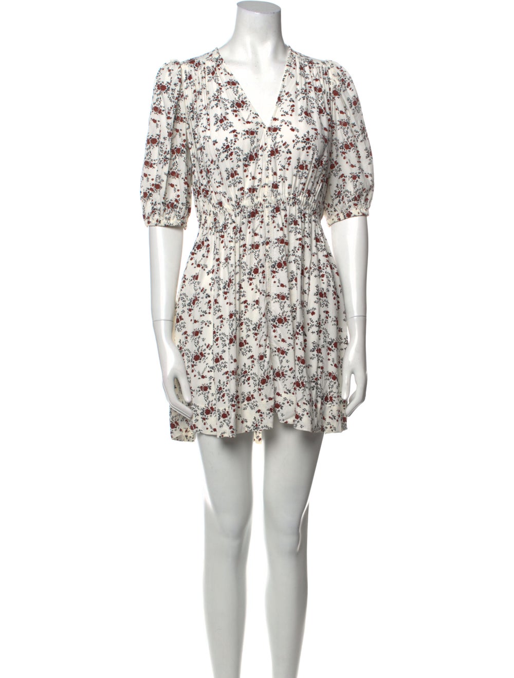 Ganni Floral Print Mini Dress - image 1
