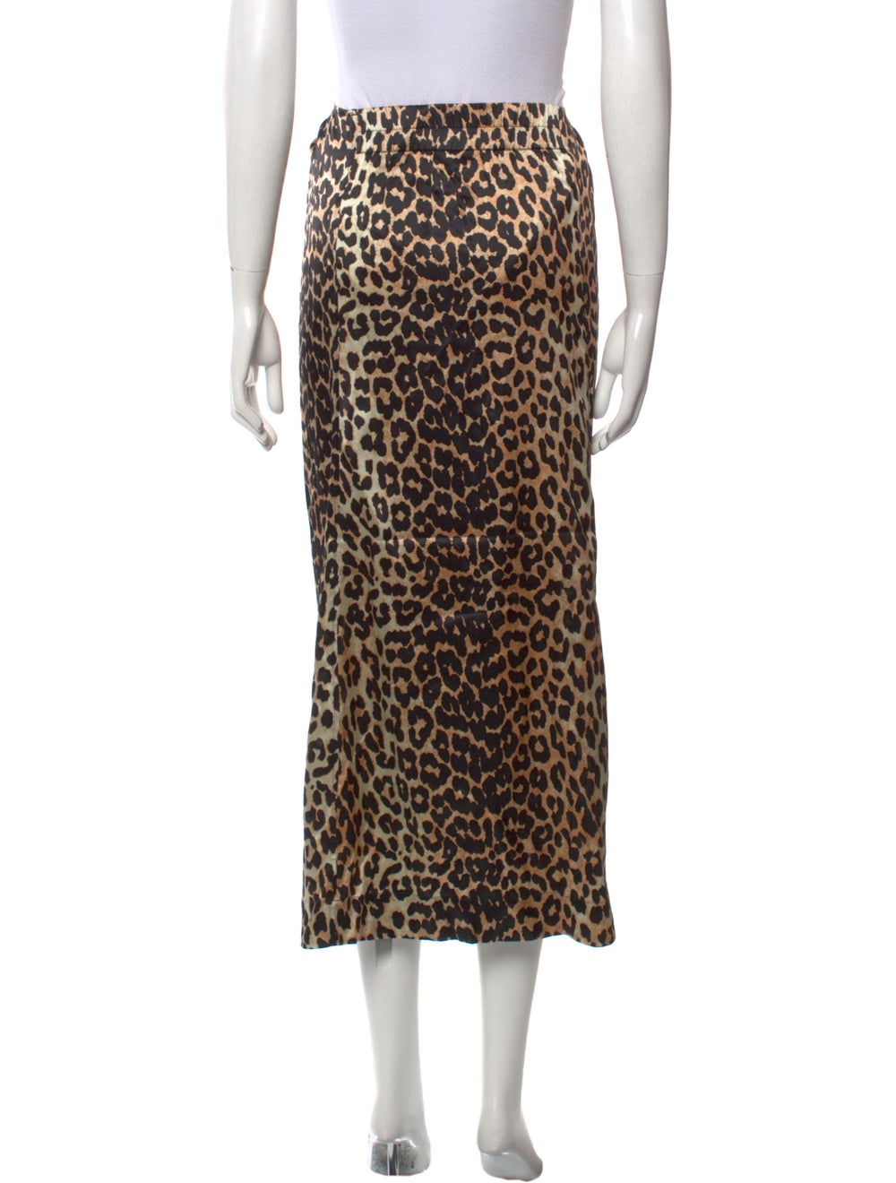 Ganni Silk Midi Length Skirt - image 3