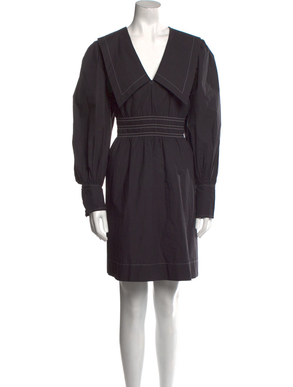 Ganni V-Neck Mini Dress w/ Tags - image 1