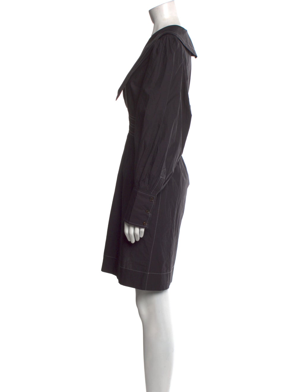 Ganni V-Neck Mini Dress w/ Tags - image 2