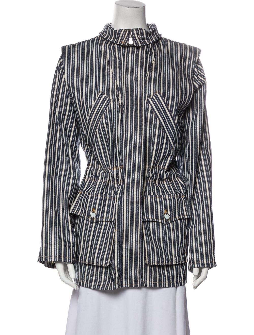 Ganni Striped Evening Jacket - image 1