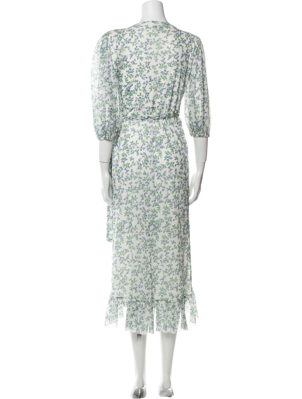Ganni Floral Print Long Dress - image 3