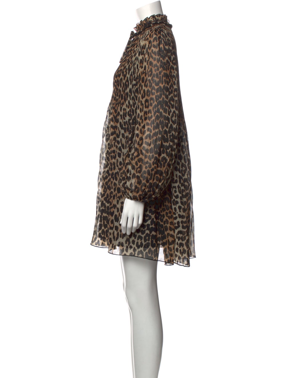 Ganni Animal Print Mini Dress - image 2