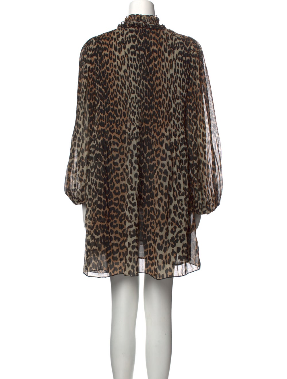 Ganni Animal Print Mini Dress - image 3