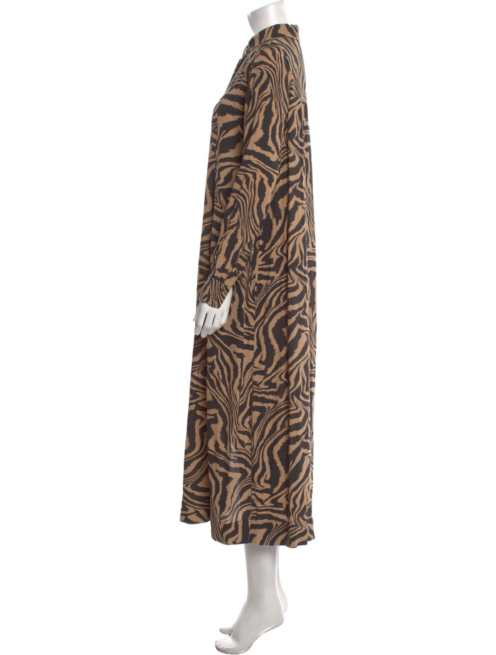 Ganni Animal Print Long Dress - image 2