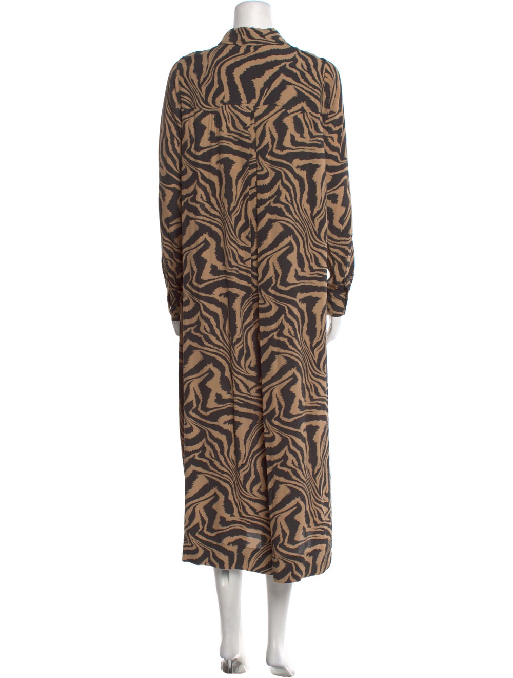 Ganni Animal Print Long Dress - image 3