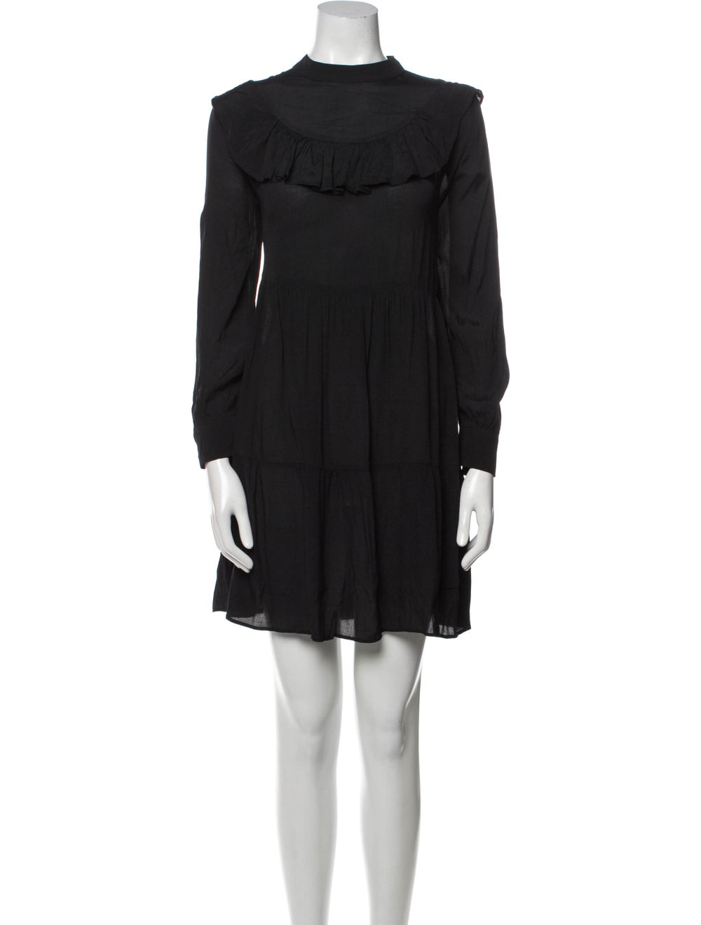 Ganni Crew Neck Mini Dress - image 1