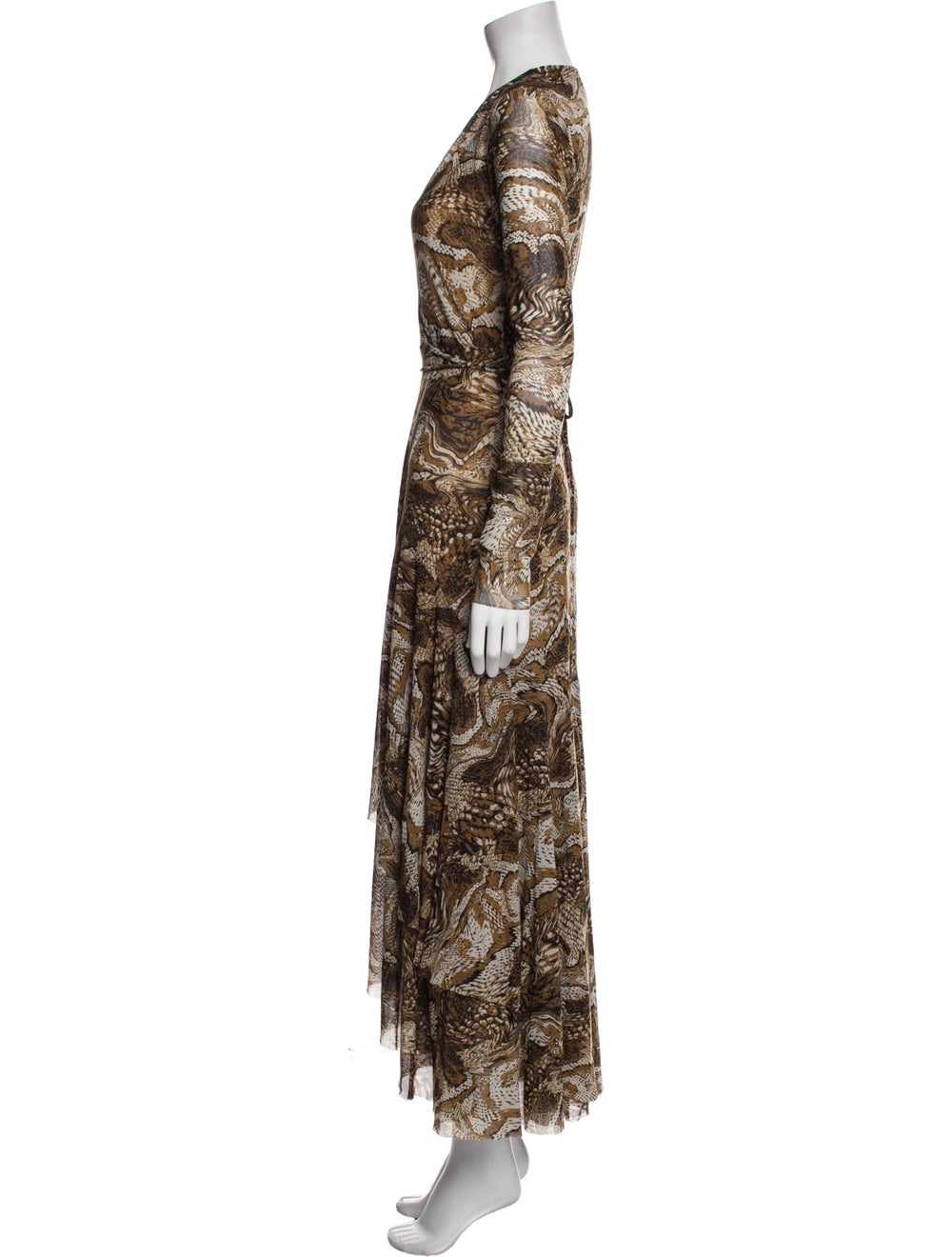 Ganni Animal Print Long Dress - image 2