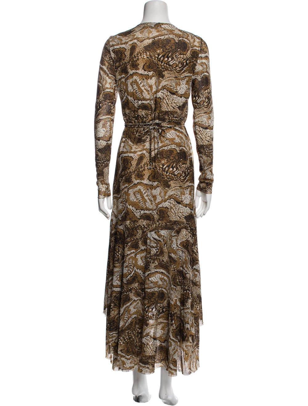 Ganni Animal Print Long Dress - image 3