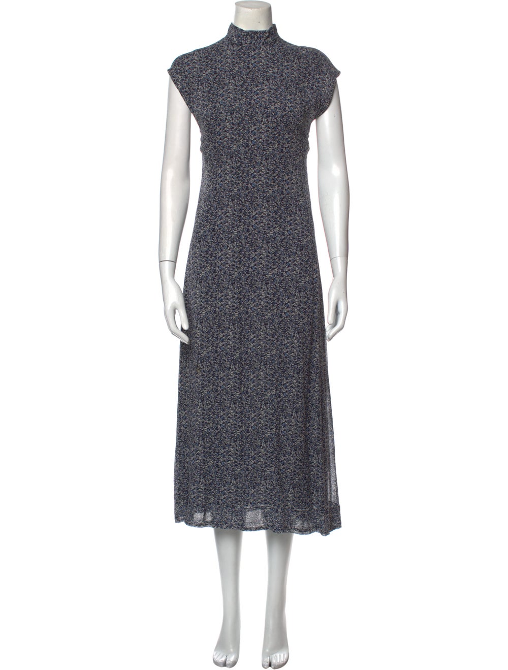 Ganni Floral Print Long Dress - image 1