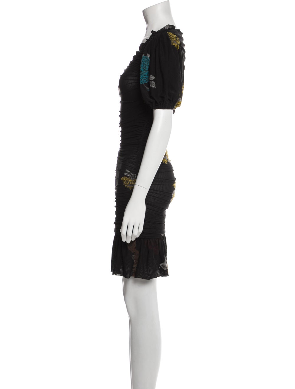 Ganni Floral Print Mini Dress - image 2
