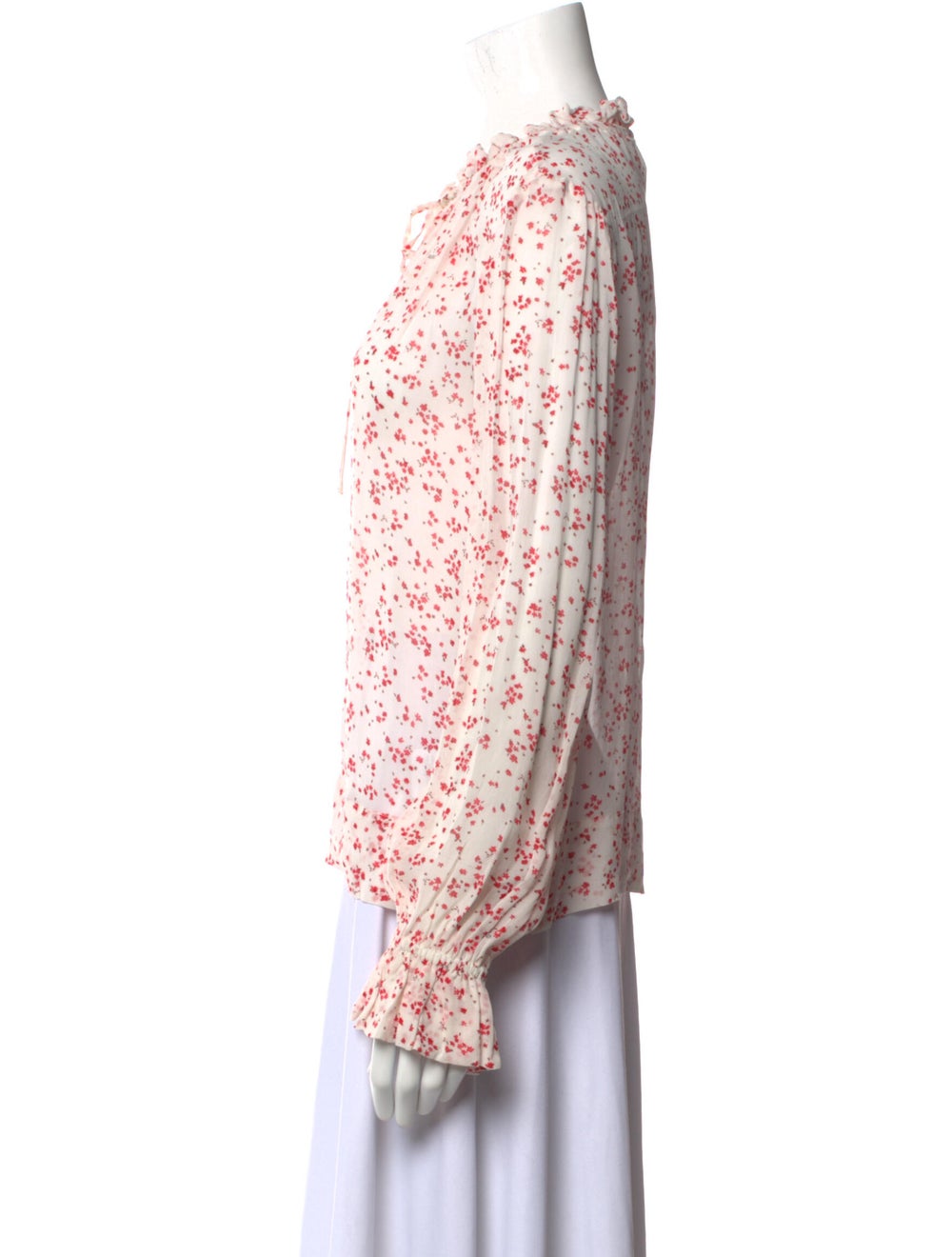 Ganni Silk Floral Print Blouse - image 2
