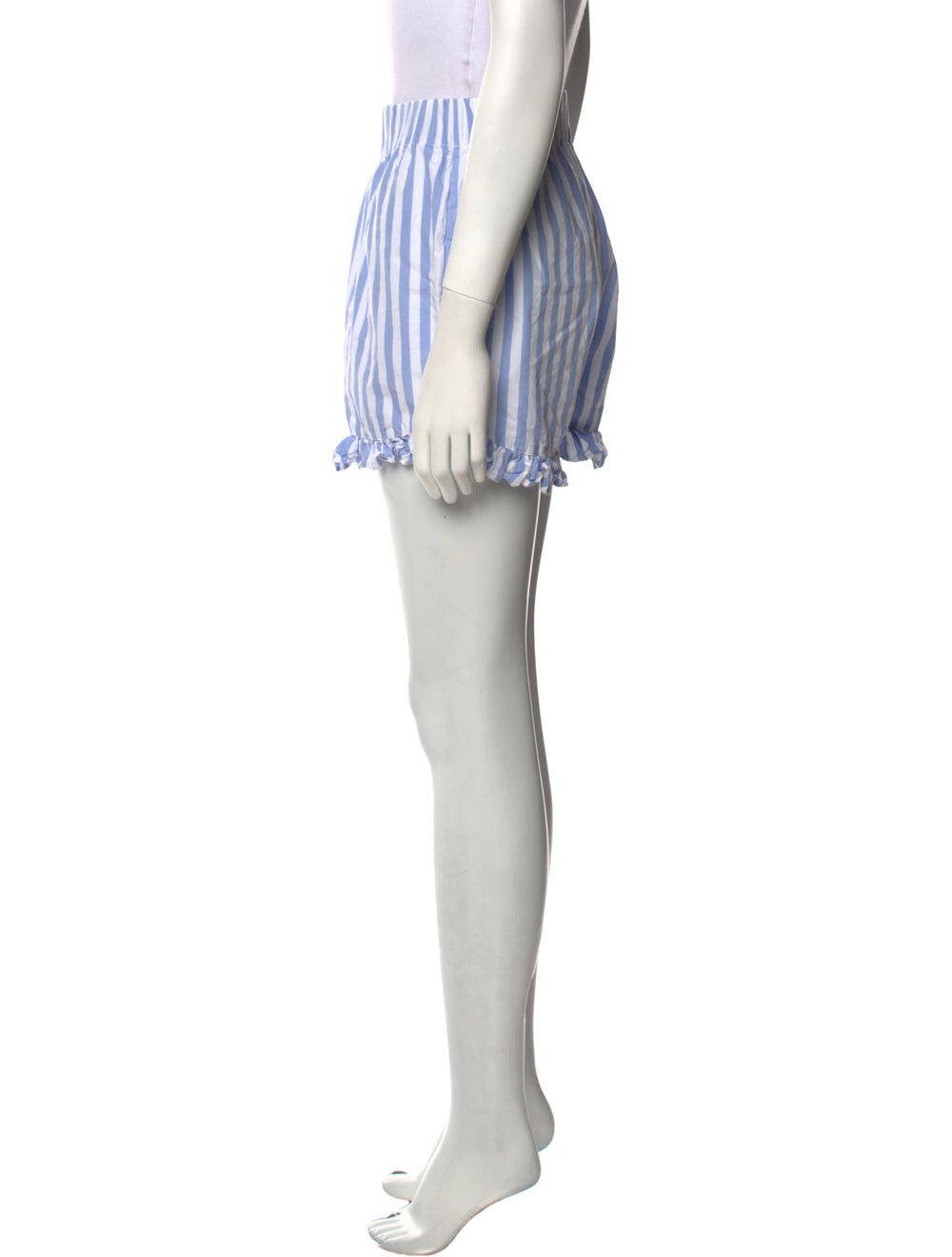 Ganni Striped Mini Shorts - image 2