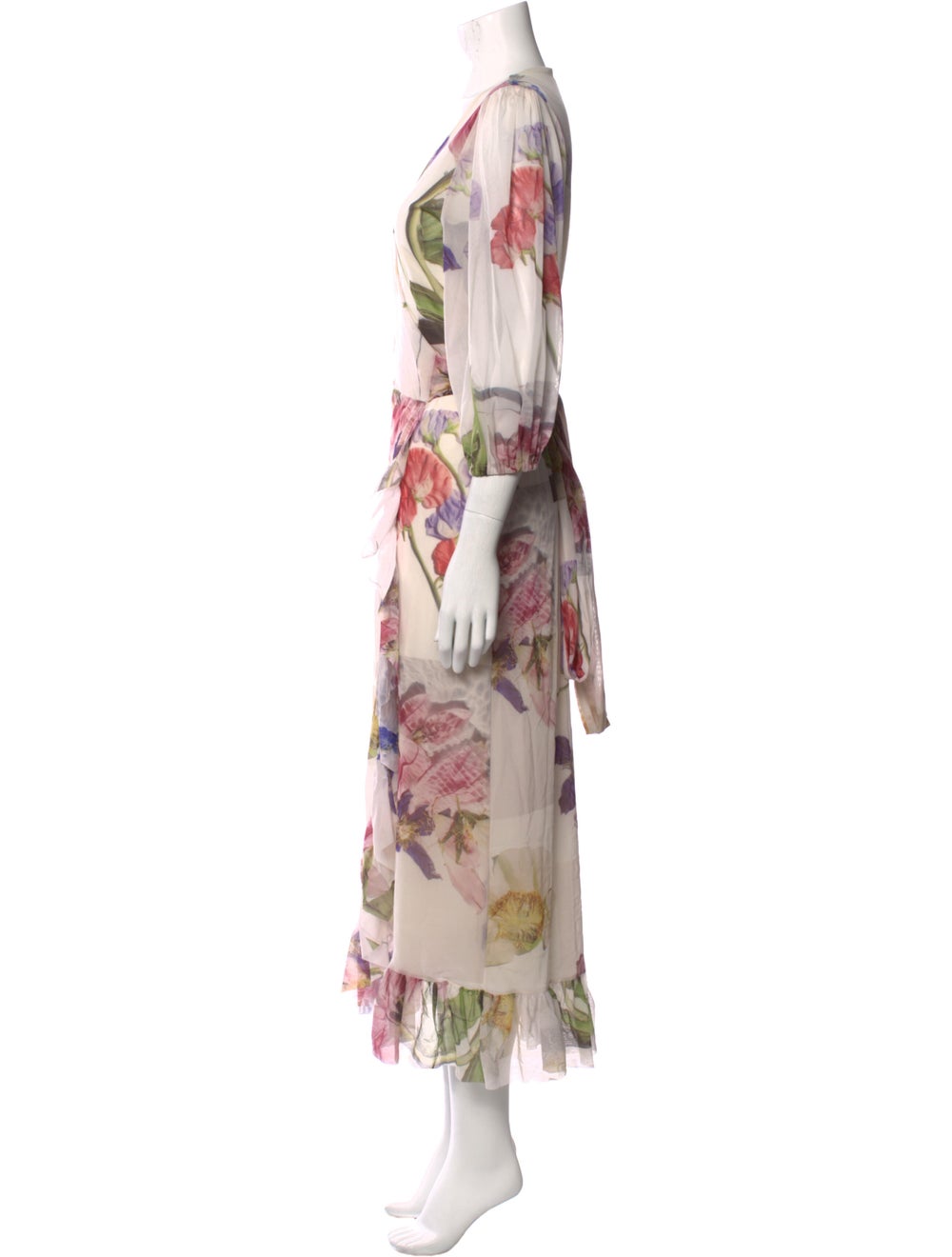 Ganni Floral Print Long Dress - image 2