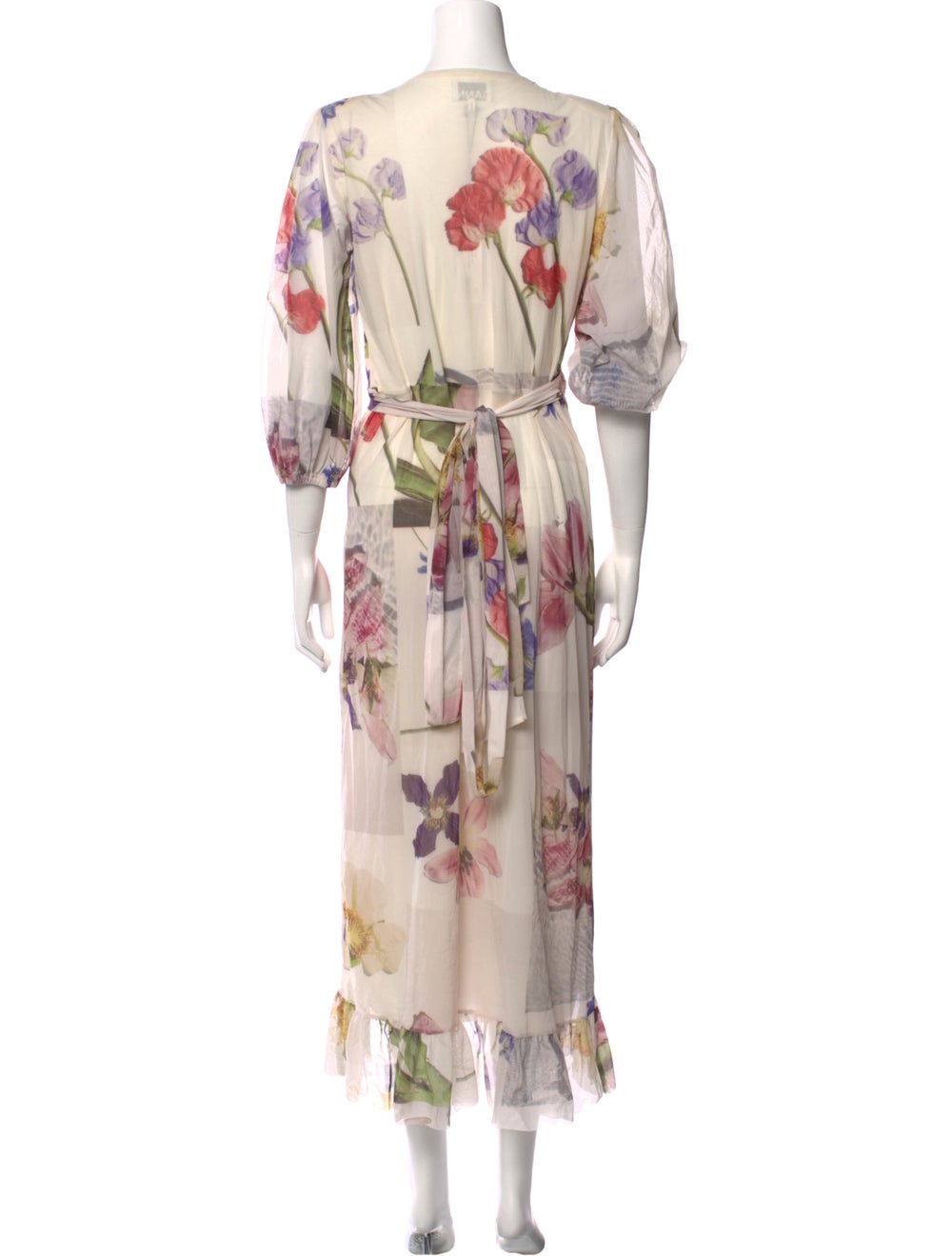 Ganni Floral Print Long Dress - image 3