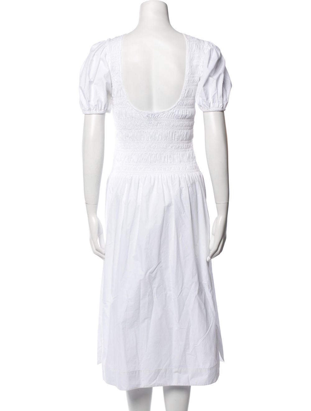 Ganni Crew Neck Midi Length Dress - image 3