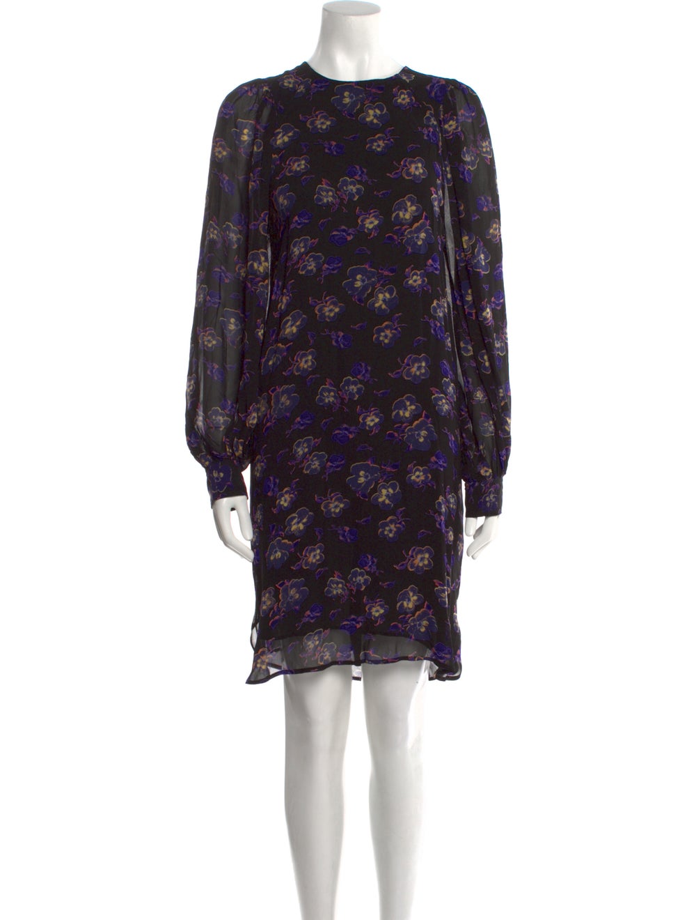 Ganni Floral Print Mini Dress - image 1