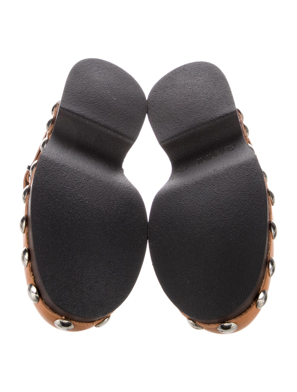 Ganni Leather Printed Mules - image 5