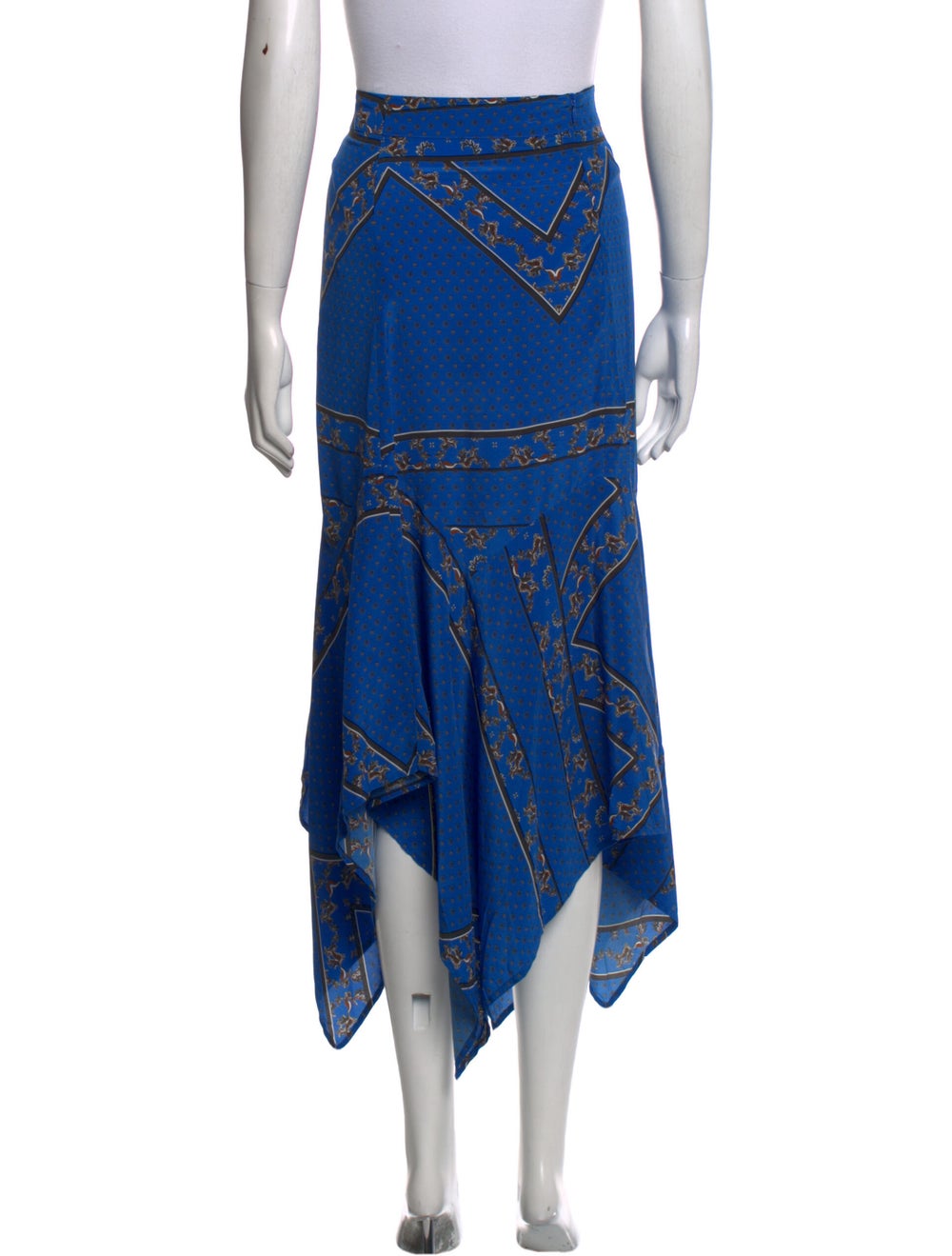 Ganni Silk Midi Length Skirt - image 3