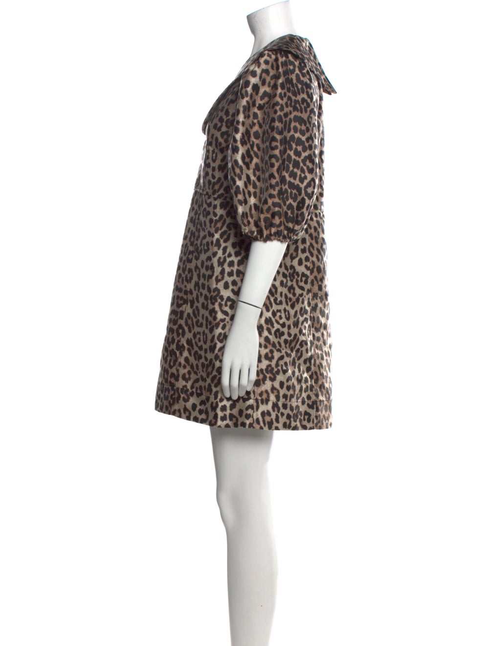 Ganni Animal Print Mini Dress w/ Tags - image 2