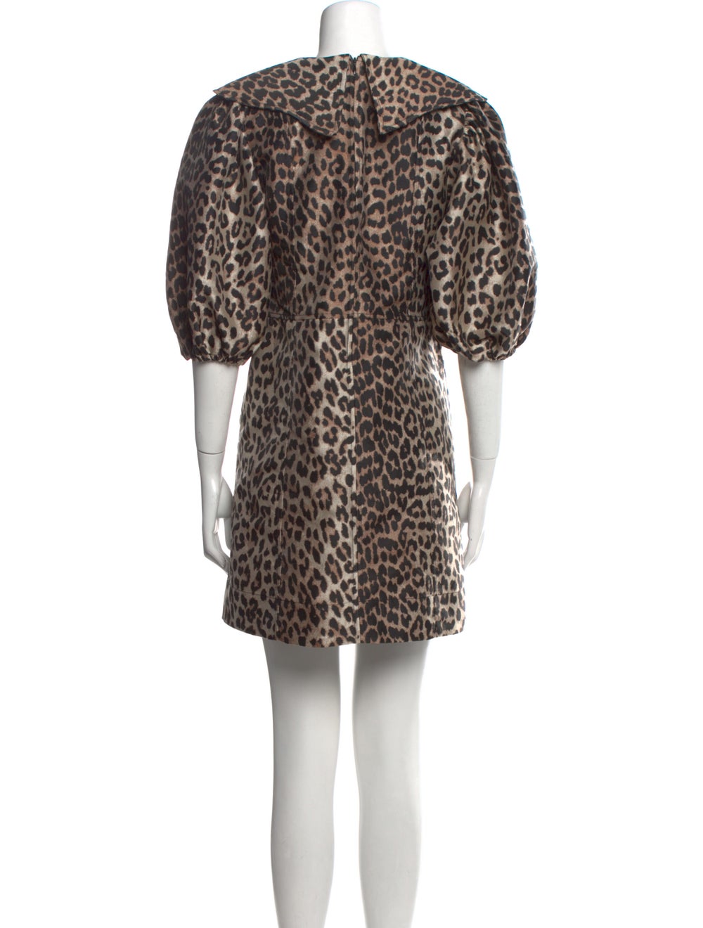 Ganni Animal Print Mini Dress w/ Tags - image 3