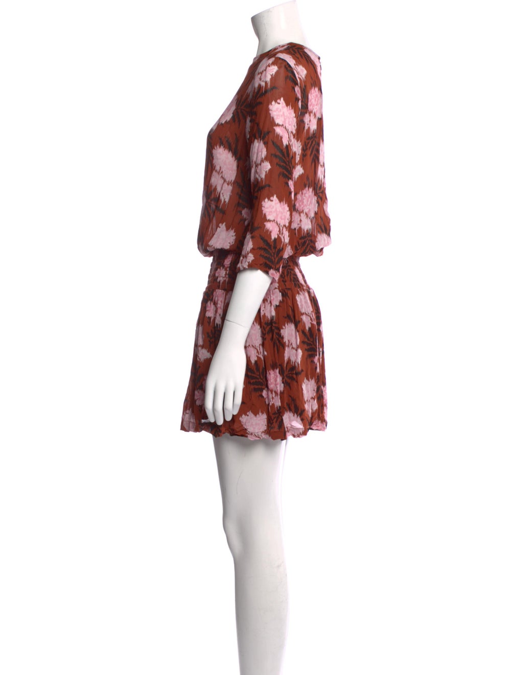Ganni Floral Print Mini Dress - image 2