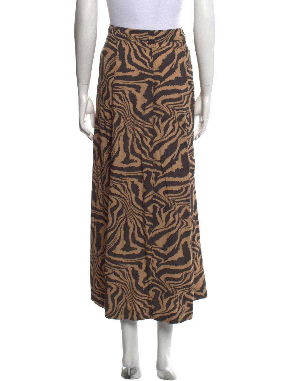 Ganni Animal Print Midi Length Skirt - image 3