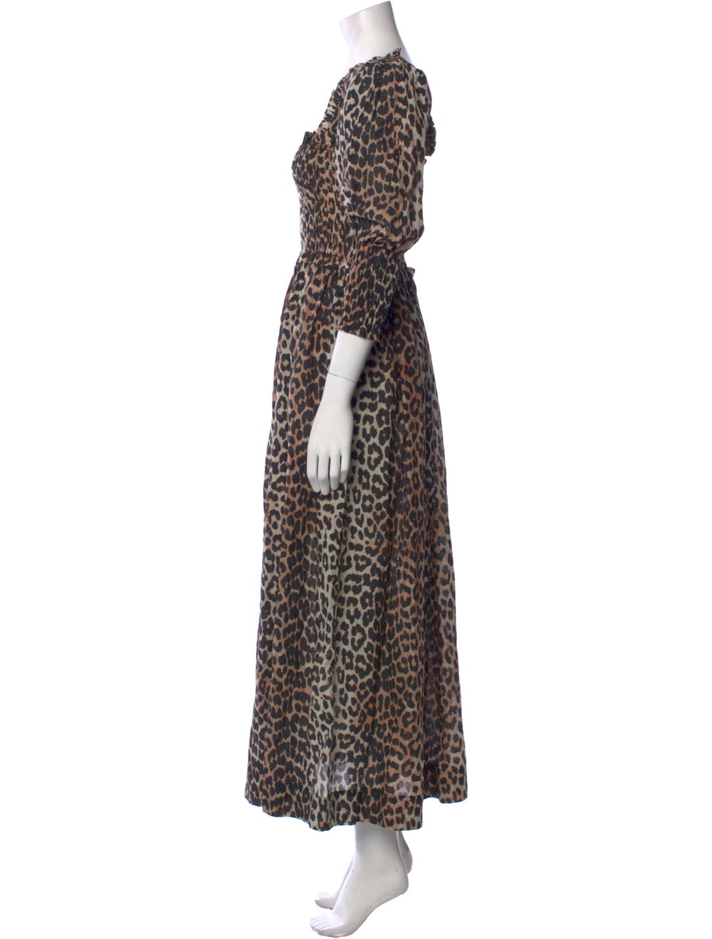 Ganni Animal Print Long Dress - image 2