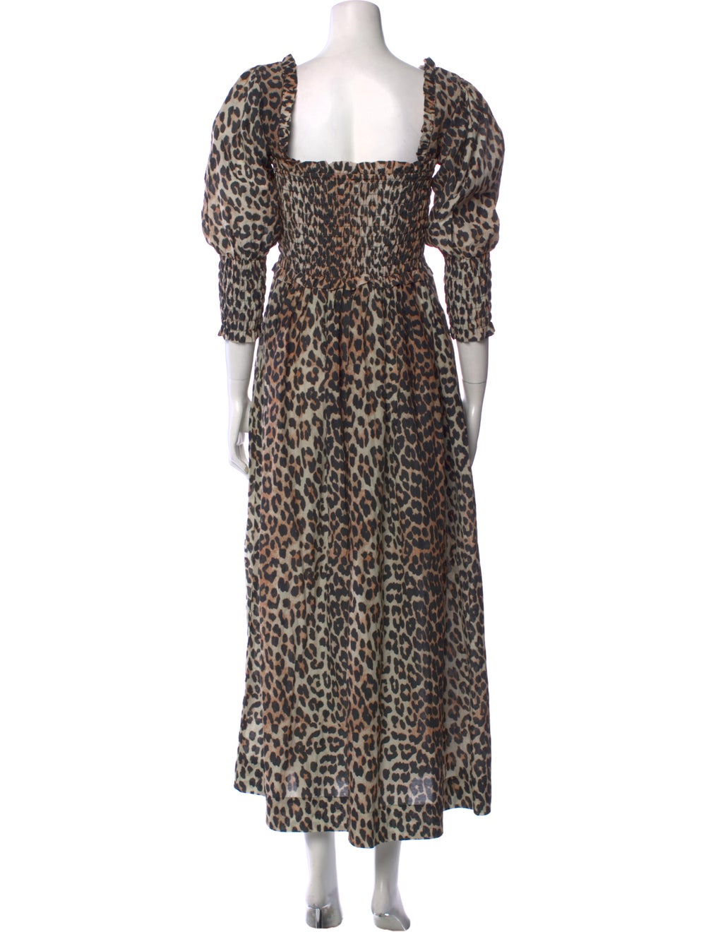 Ganni Animal Print Long Dress - image 3