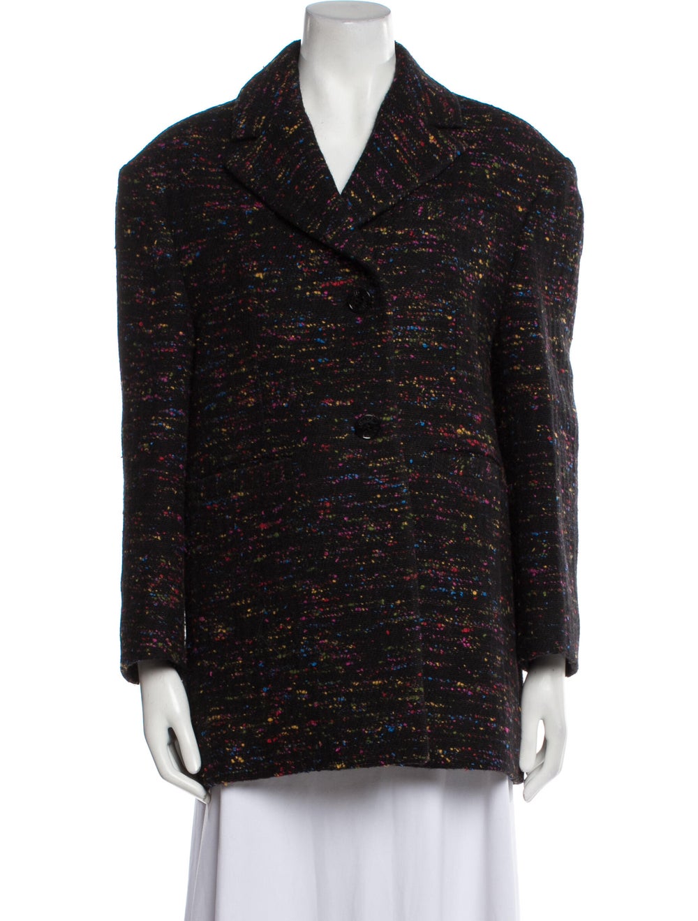Ganni Tweed Pattern Jacket - image 1