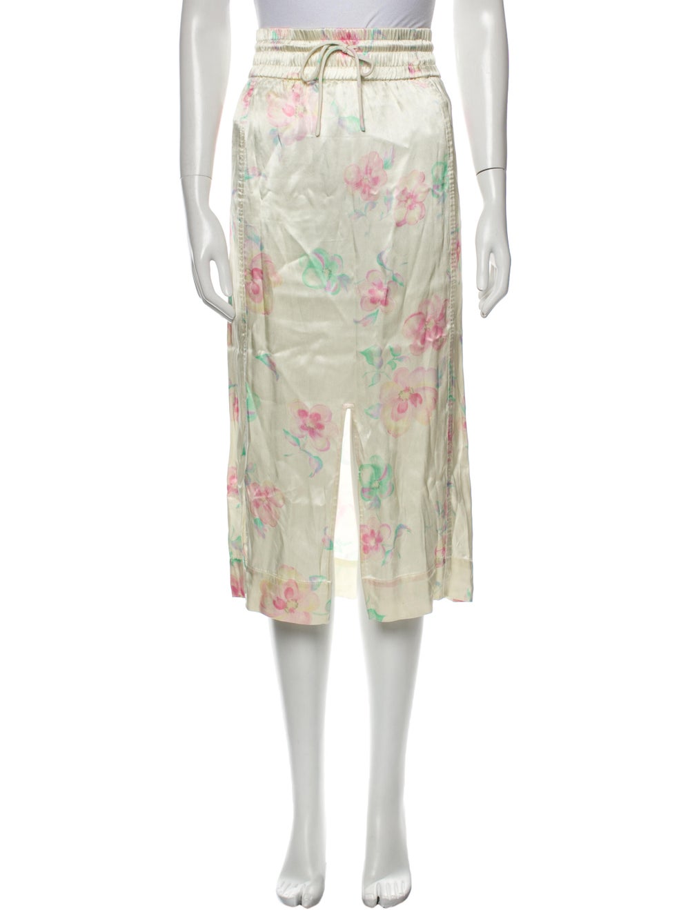 Ganni Floral Print Midi Length Skirt - image 1