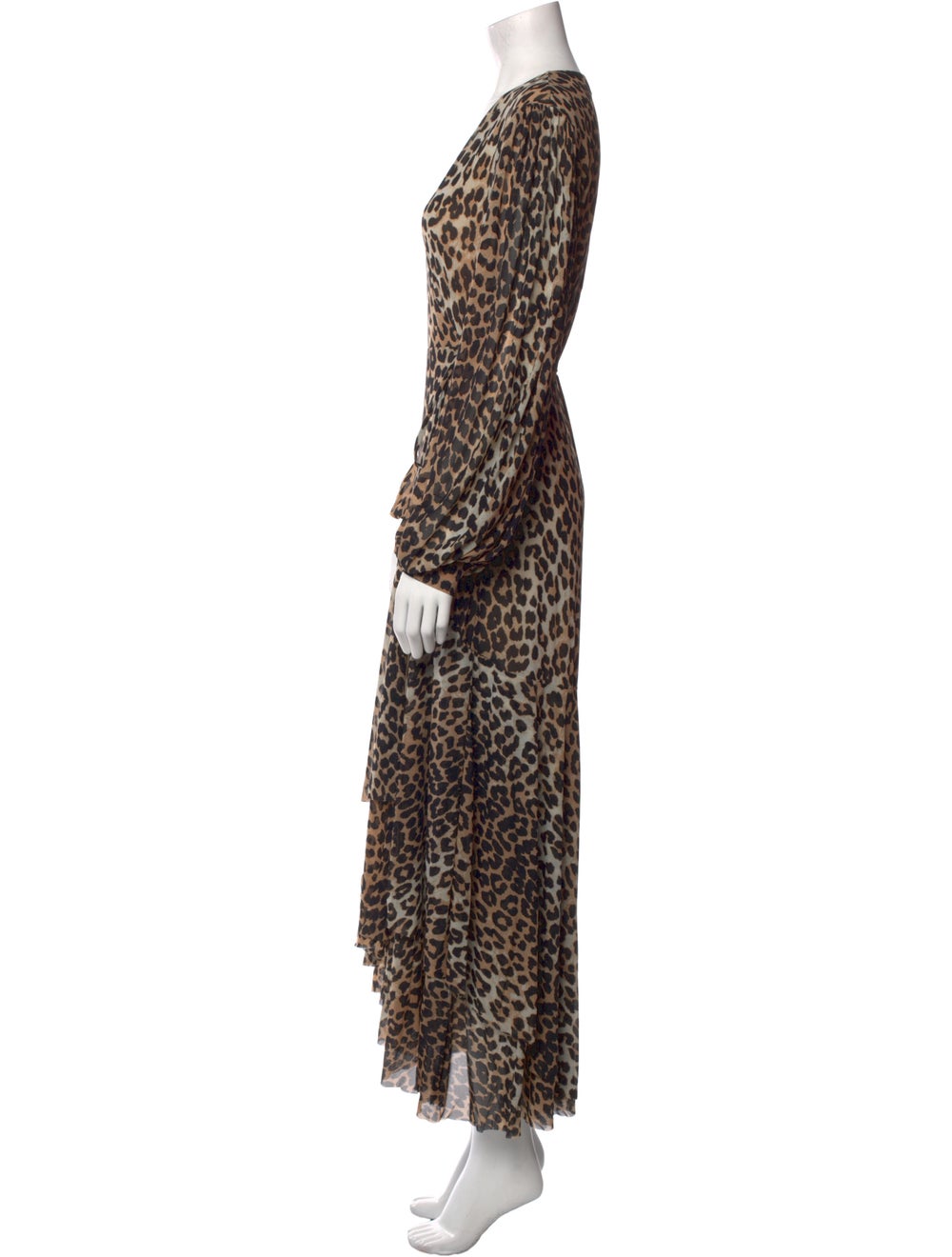 Ganni Animal Print Long Dress w/ Tags - image 2