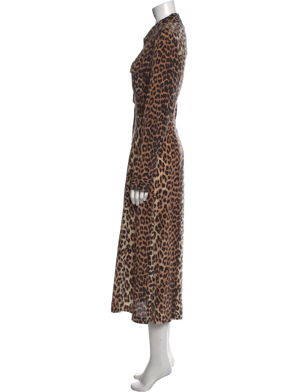 Ganni Animal Print Long Dress - image 2