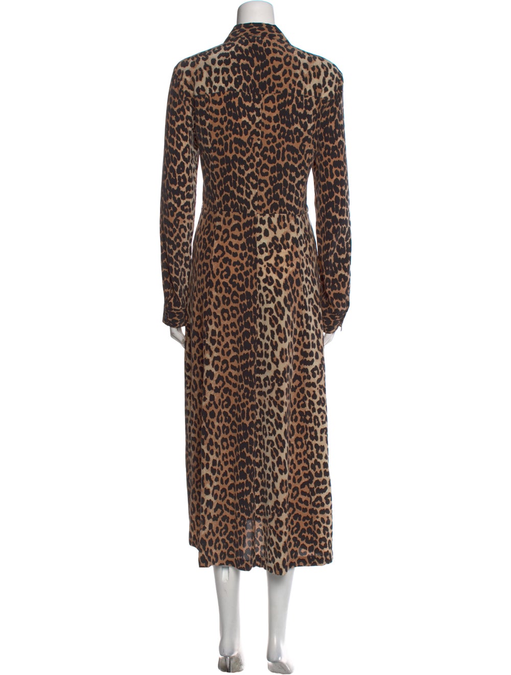 Ganni Animal Print Long Dress - image 3