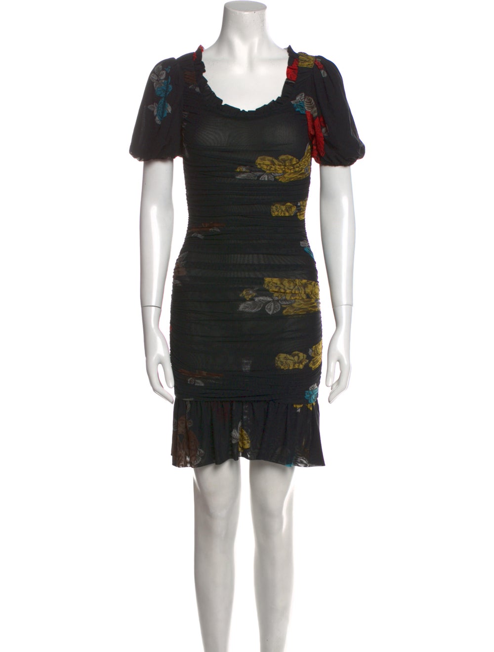 Ganni Printed Mini Dress - image 1