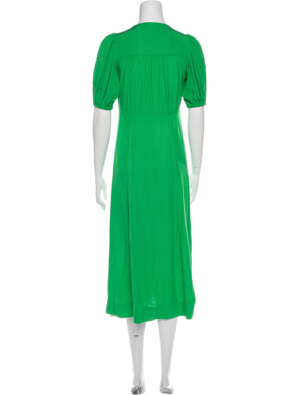 Ganni V-Neck Long Dress - image 3