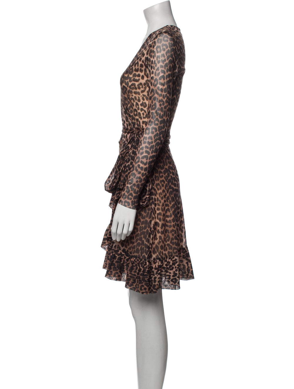 Ganni Animal Print Mini Dress w/ Tags - image 2