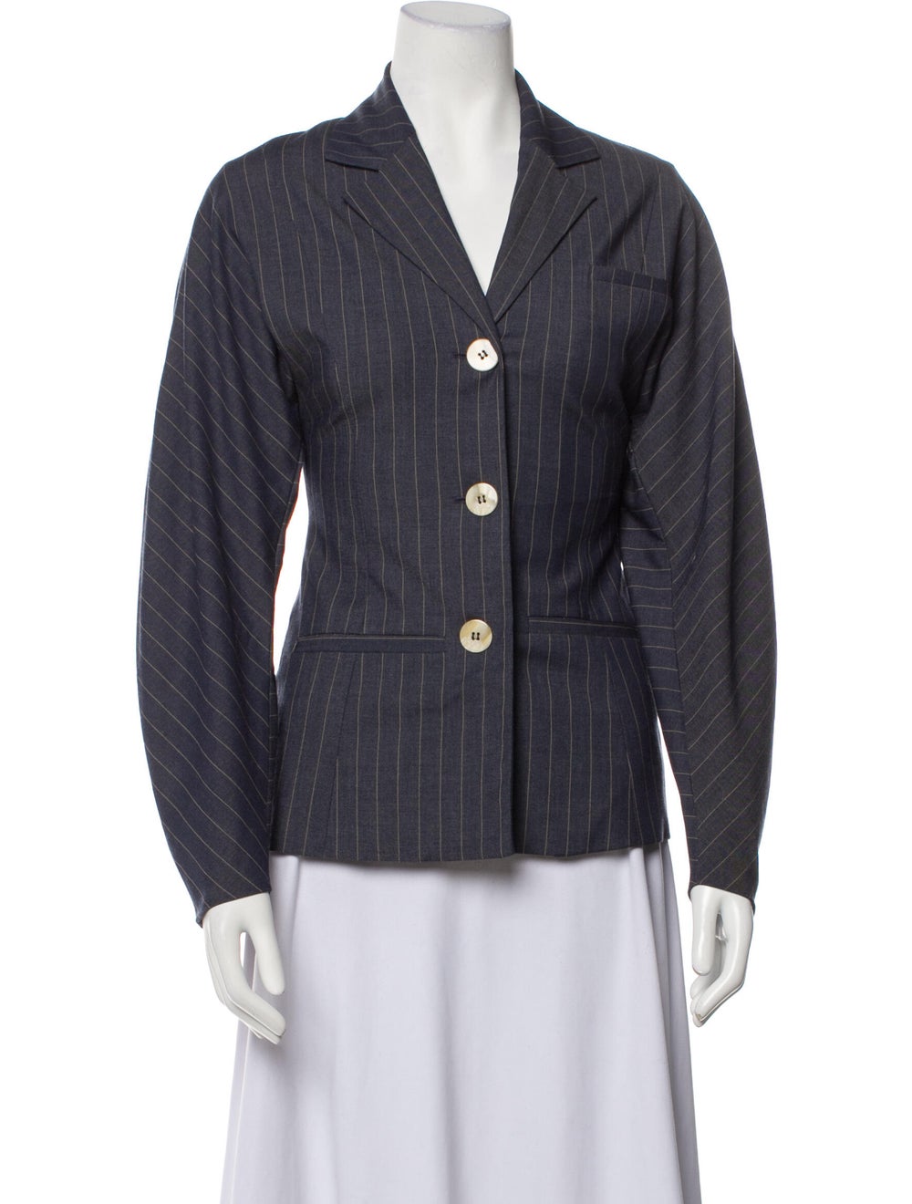 Ganni Striped Blazer - image 1