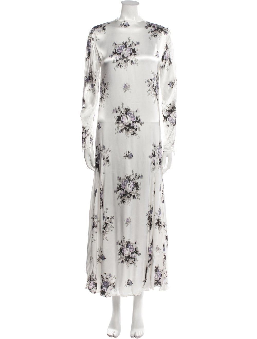 Ganni Floral Print Long Dress - image 1